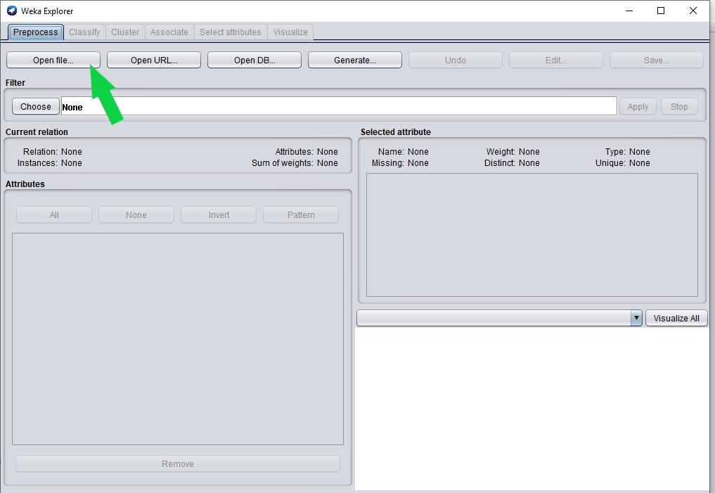 How to Create ARFF File in Weka Tool
