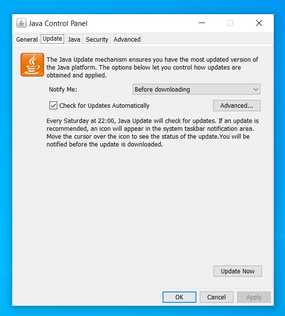 How to Update the Java Version in Windows?