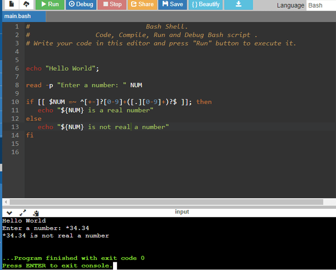 How to Check if a Variable Is a Number in Bash