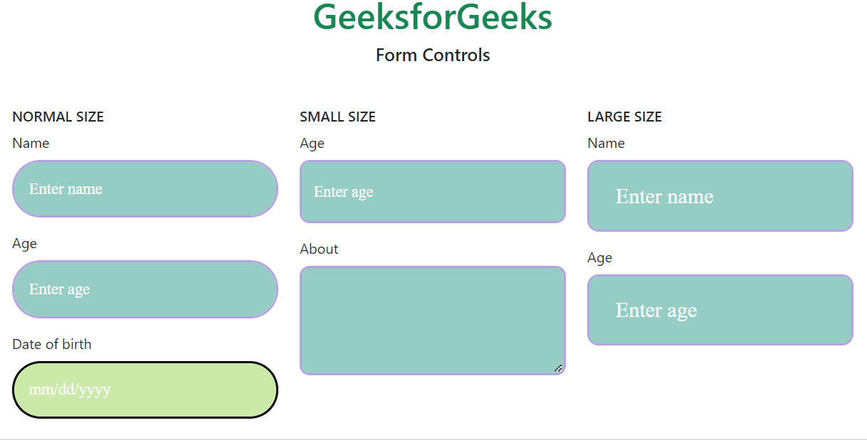 Bootstrap5 Form controls SASS