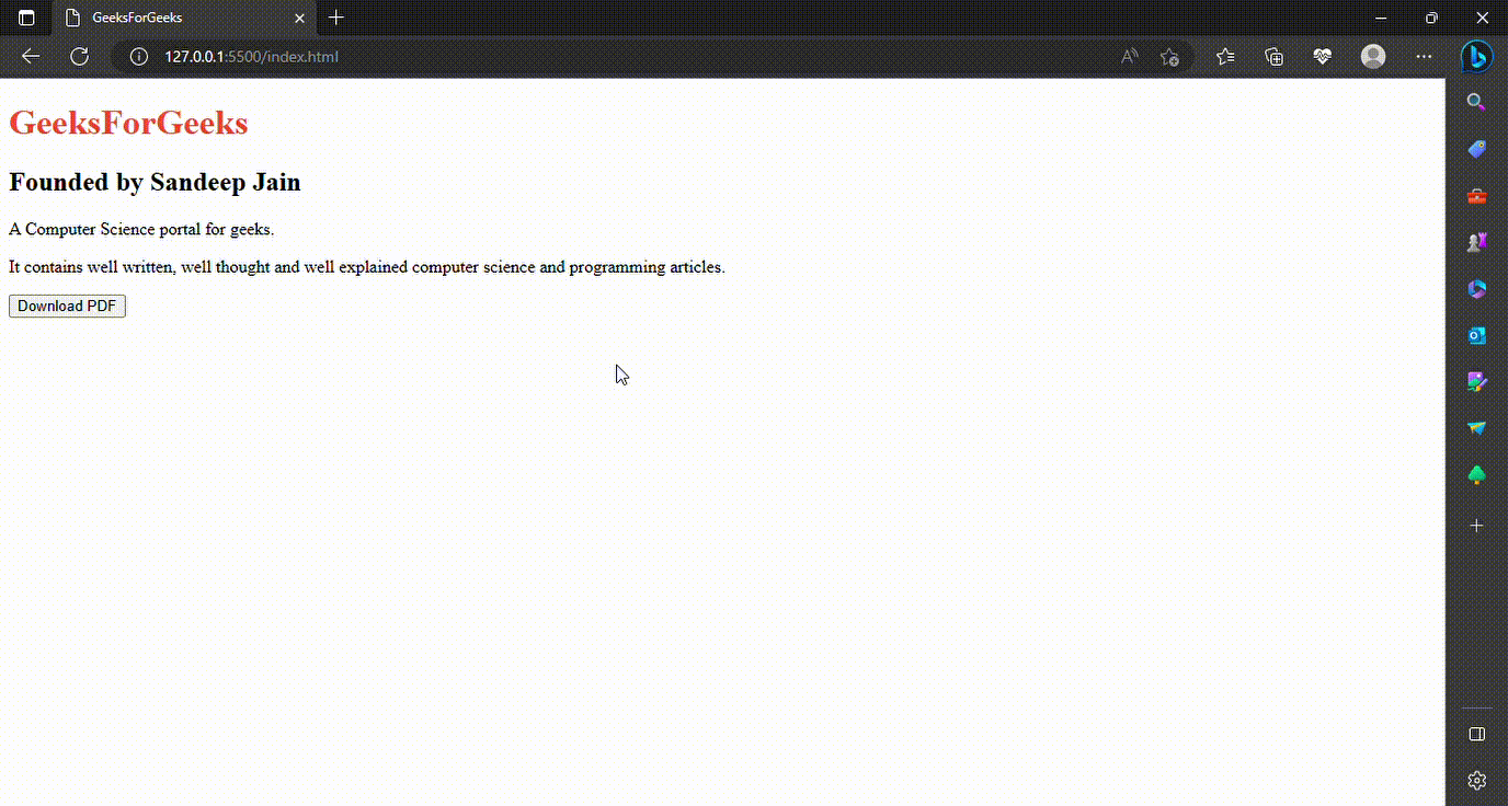 How to add HTML and CSS into PDF File ?