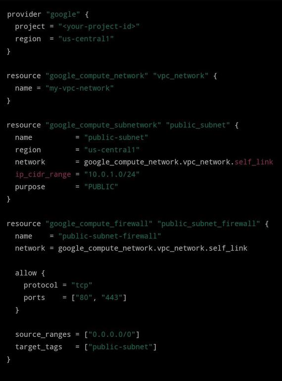 Terraform GCP Resource Automation