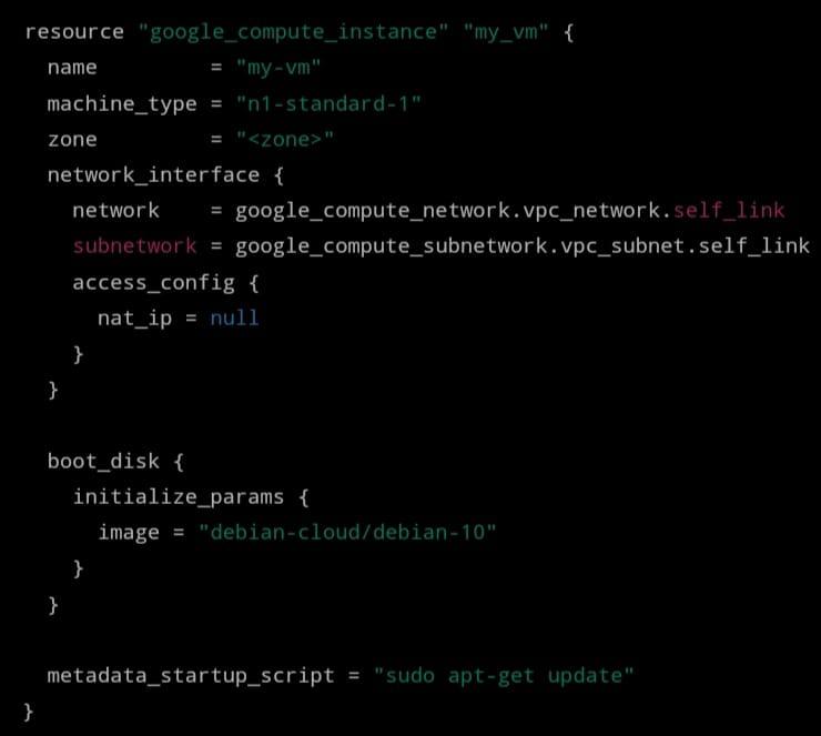 Terraform GCP Resource Automation