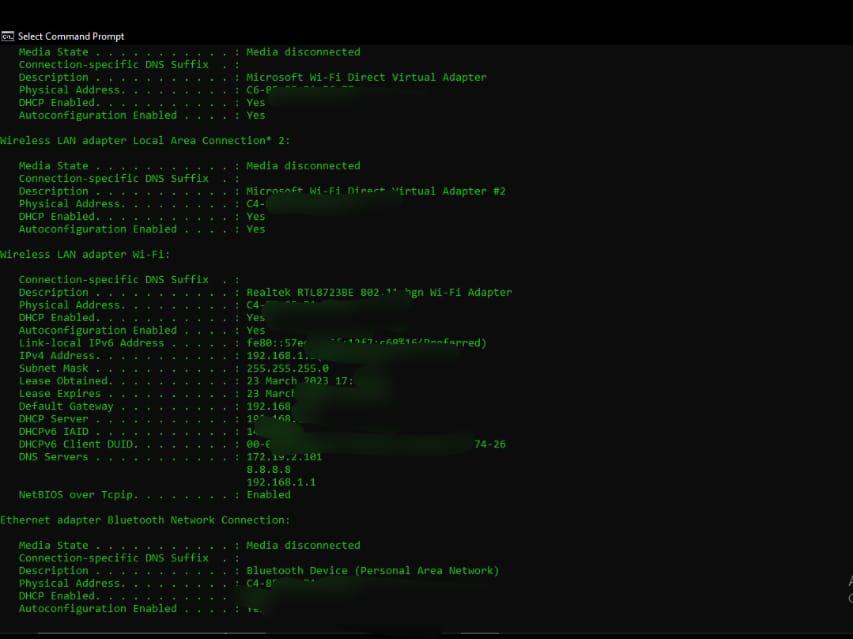 Networking Commands For Troubleshooting Windows
