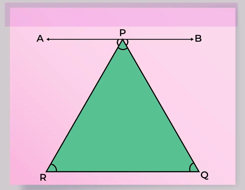 Angle Sum Property of a Triangle | GeeksforGeeks