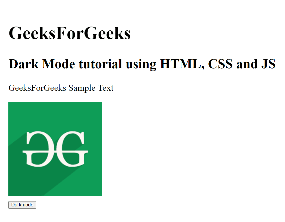 How to Make Dark Mode for sites using HTML CSS & JavaScript
