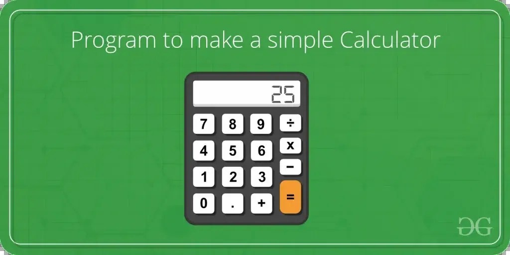 C Program to Make a Simple Calculator