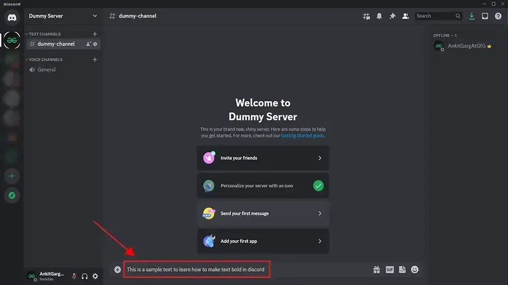 How to Bold in Discord
