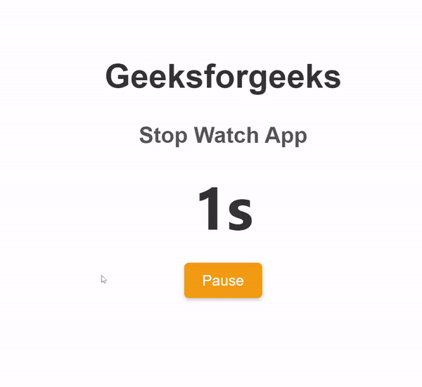 How to Create a Stop Watch using Next.js ?