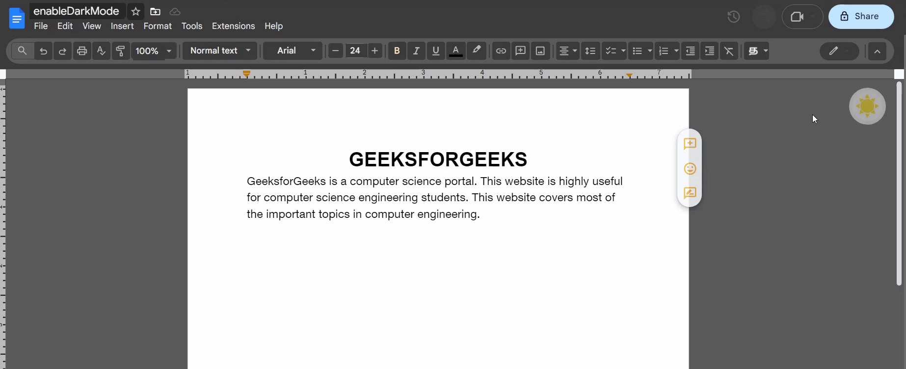 How to Turn on Dark Mode in Google Docs