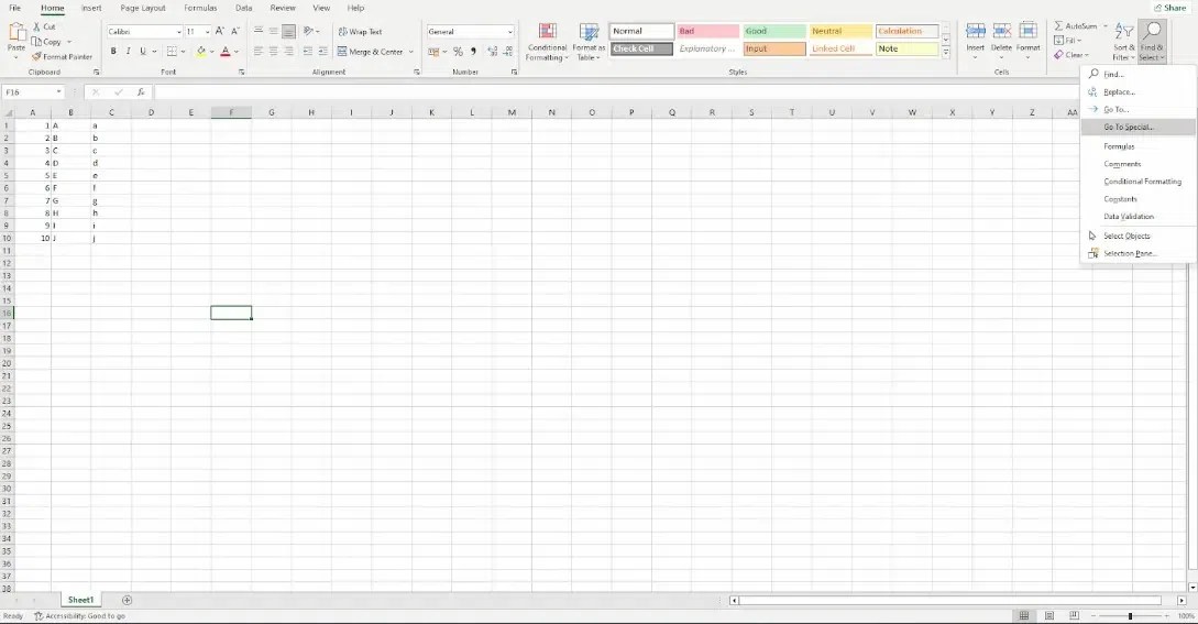 How to Unhide and show Hidden Columns in Excel