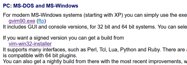 VI (Vim) for Windows Users - GeeksforGeeks
