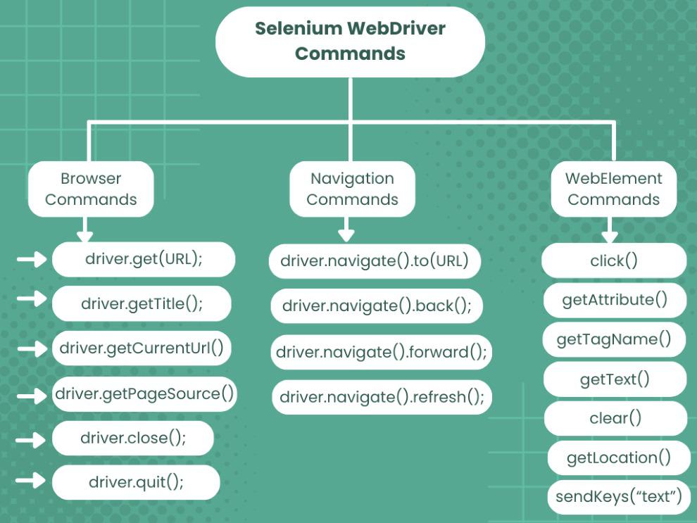 Selenium Driver Commands