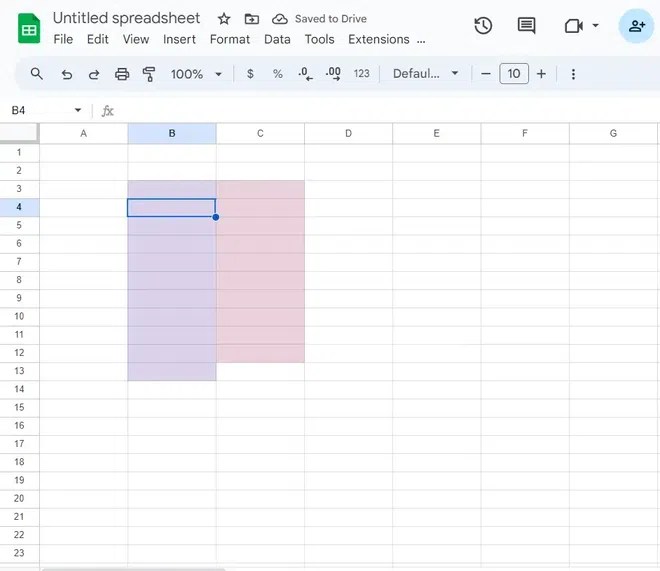 How to Insert Cells in Google Sheets