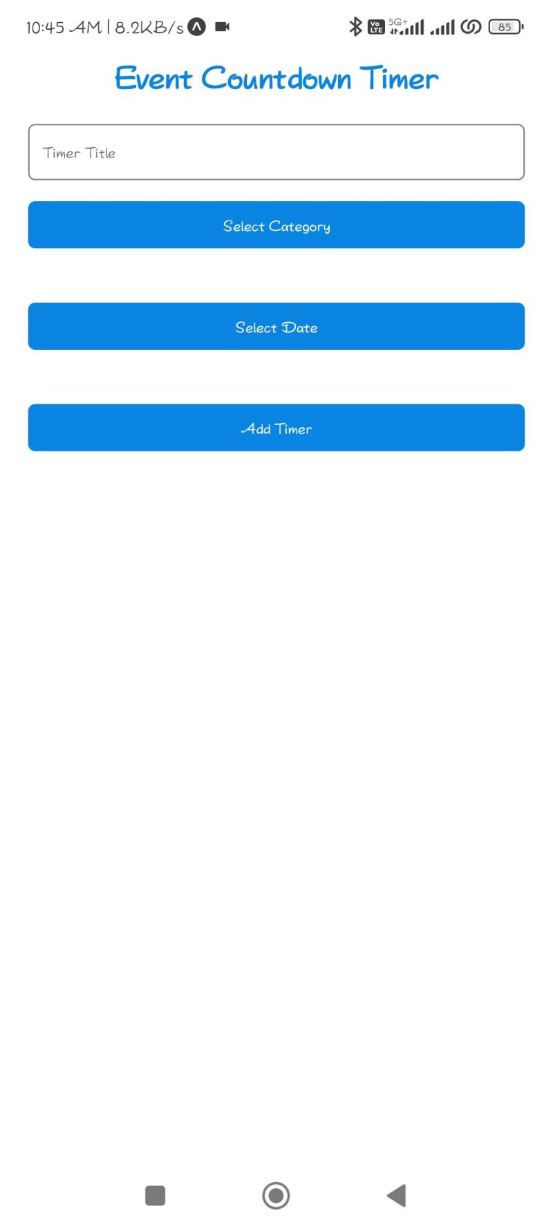 Create a Event Countdown App with React Native
