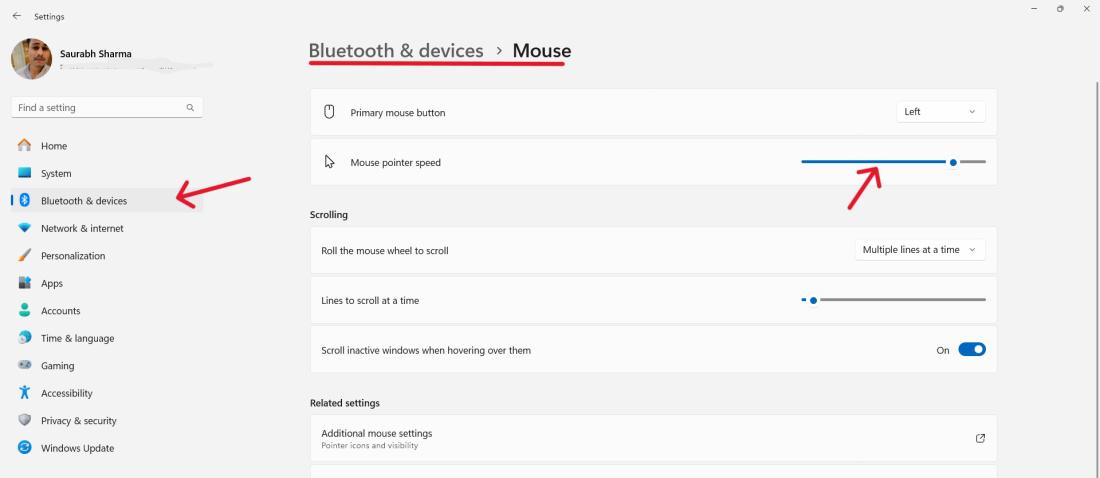 How to Change Mouse Sensitivity on Windows 11 - Step by Step