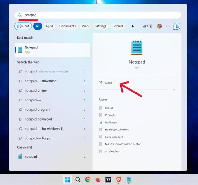 10 Methods To Open Notepad in Windows