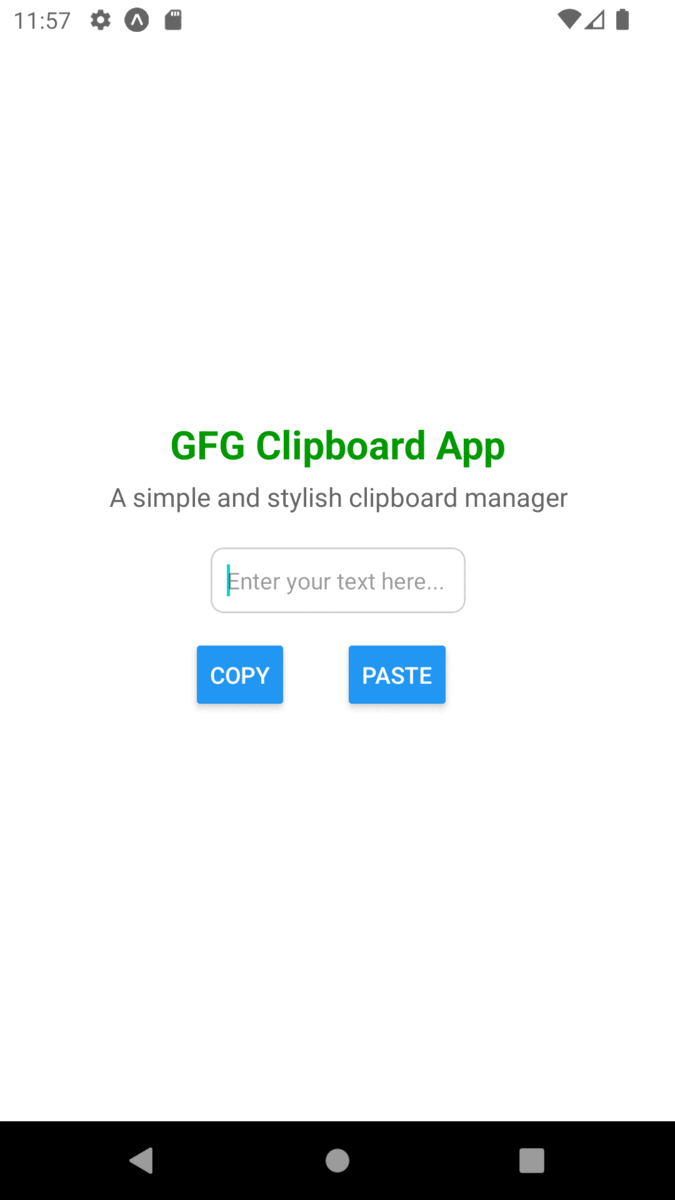 Clipboard App using ReactNative