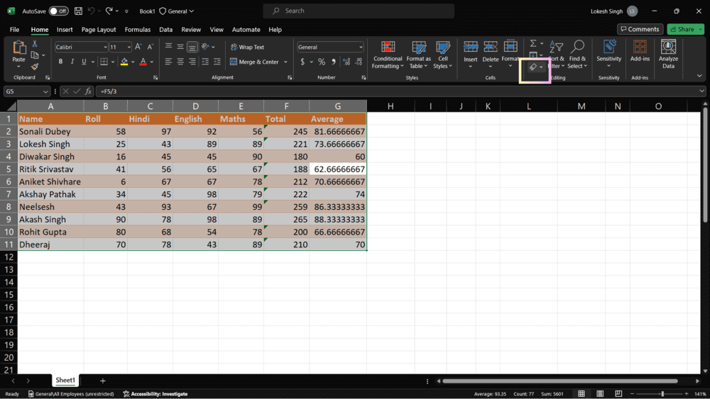 Excel Table Styles and Formatting How to Apply, Change and Remove