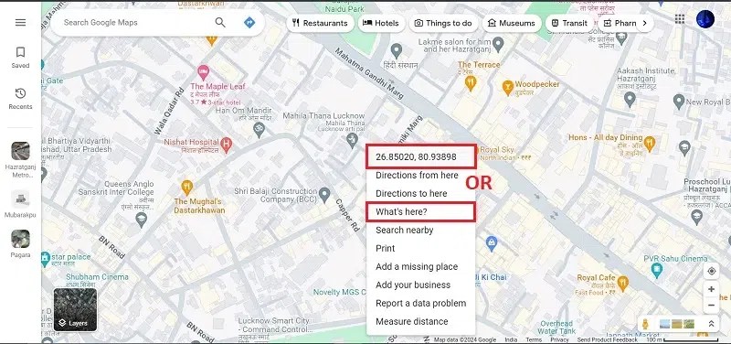 How to Find Location by Latitude and Longitude on Google Maps