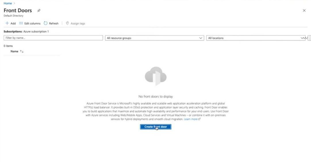 How to Use Azure Front Door to Distribute Your Content
