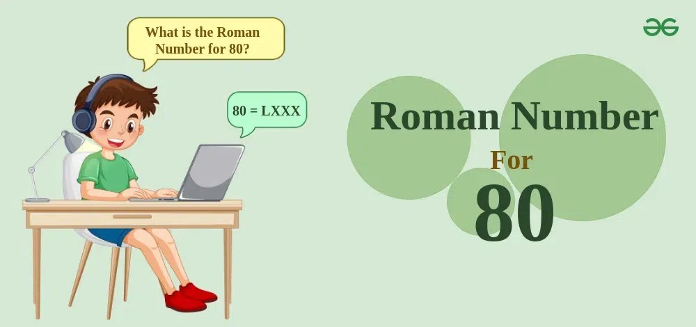 80 in Roman Numerals | GeeksforGeeks