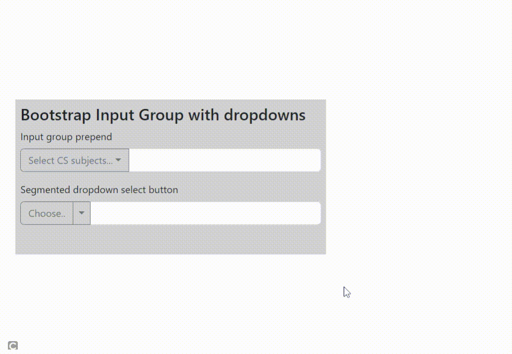 React Bootstrap Form Input Group