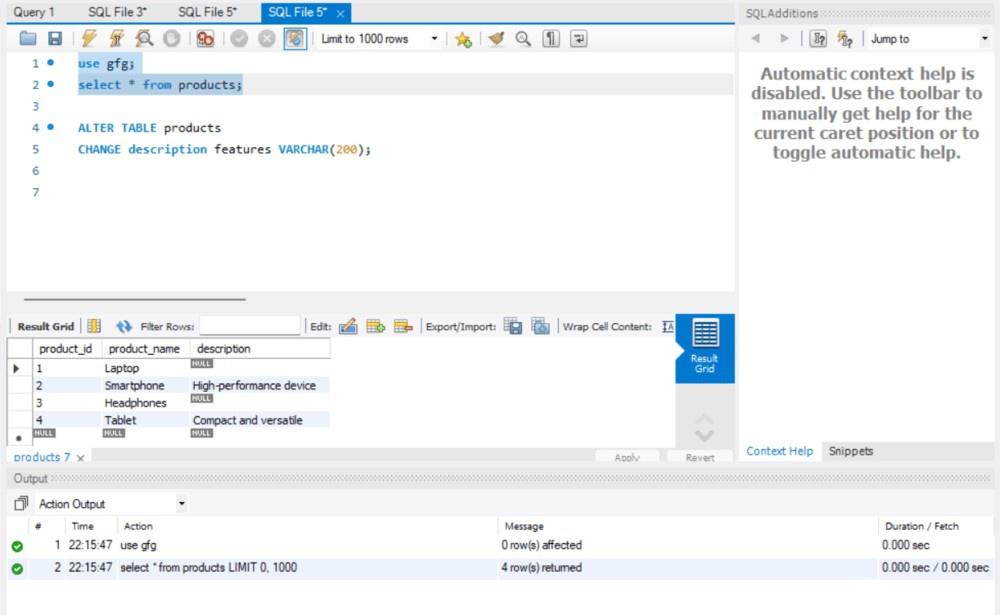 How to Rename a Column in MySQL