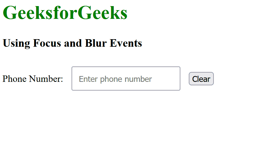 How to Display a Placeholder for Phone Numbers in jQuery ?