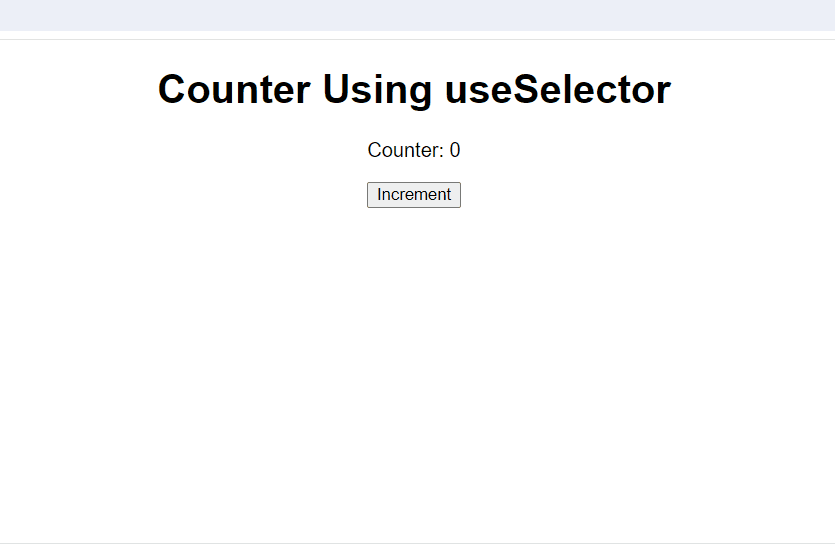 React Redux Hooks useSelector and useDispatch.
