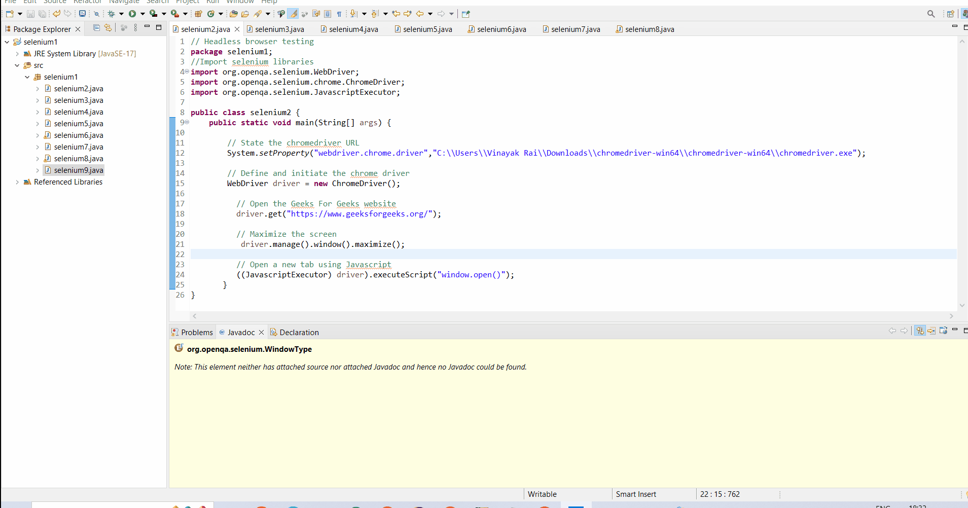How to open a new tab using Selenium Driver in Java?