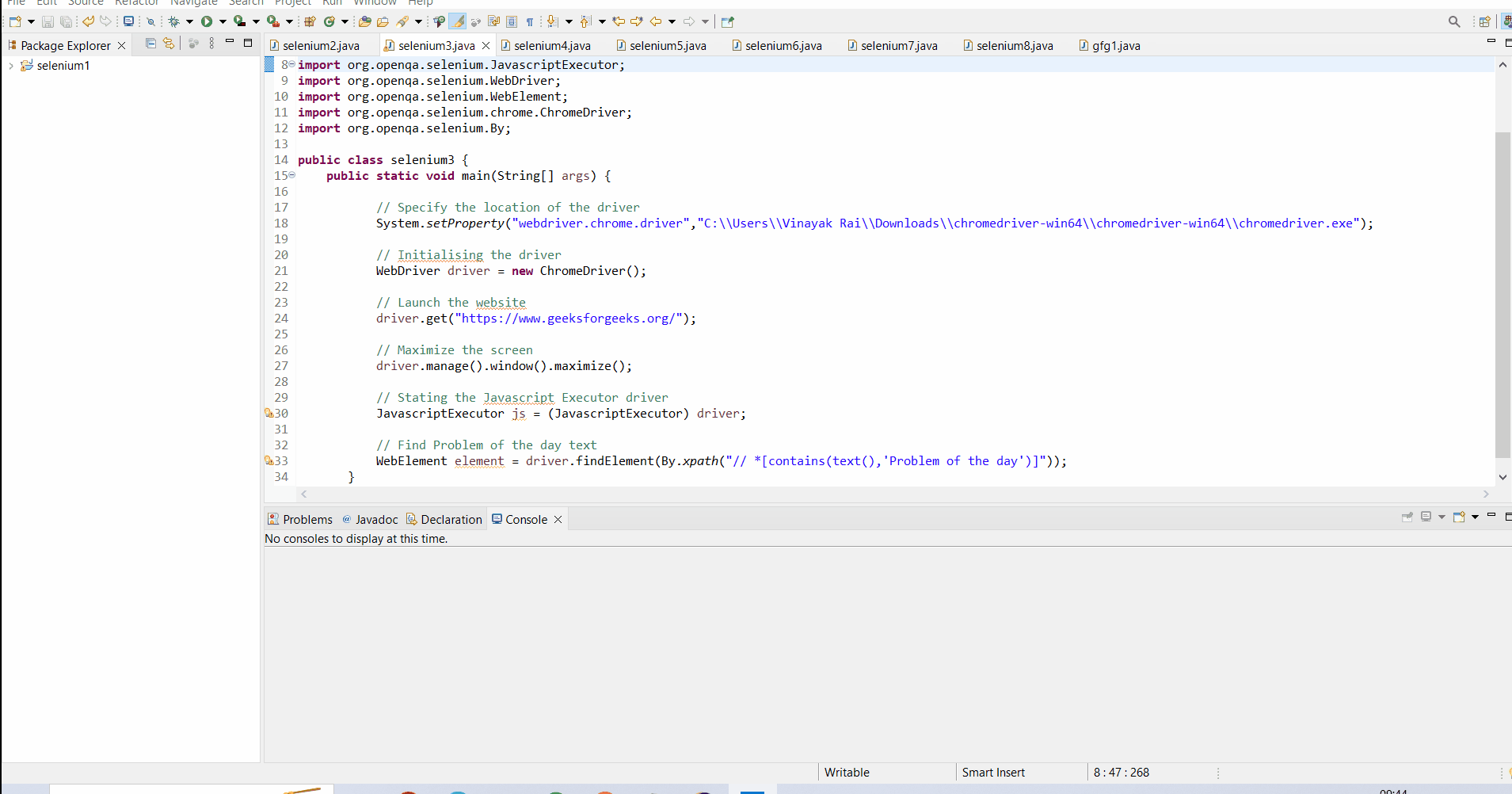 How to Force Selenium Driver to Click on Element which is Not Currently Visible?