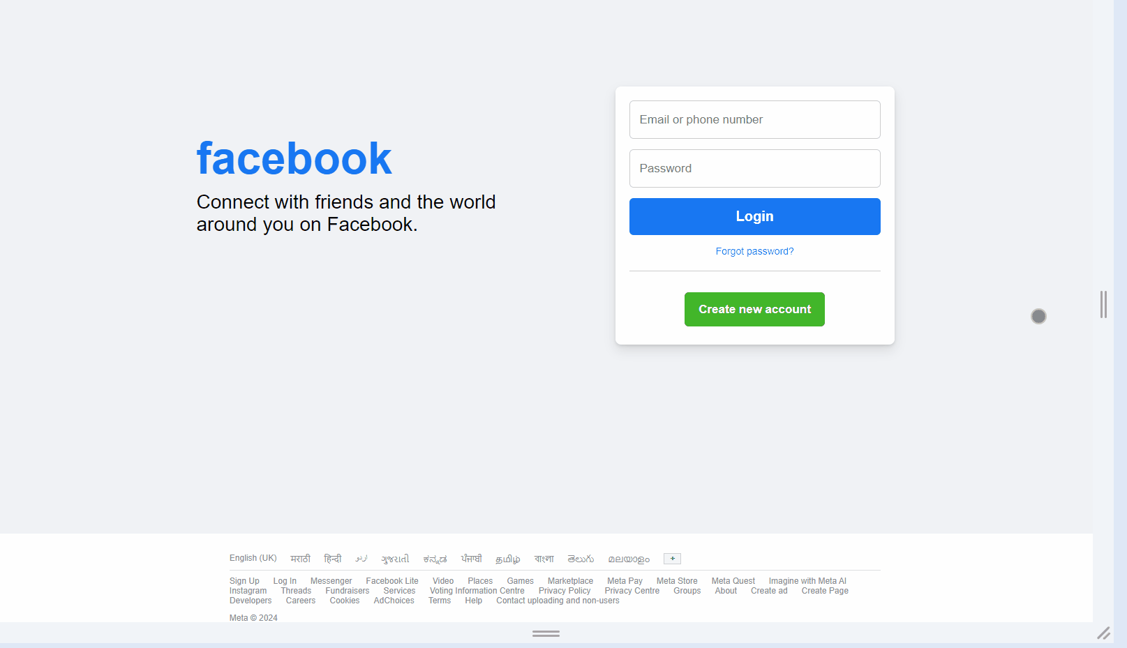 How to Create Facebook Login Page in HTML & CSS ?