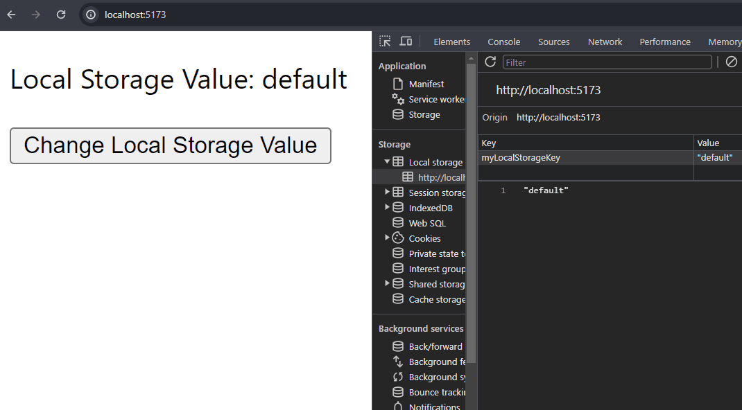 Usesessionstorage Vue