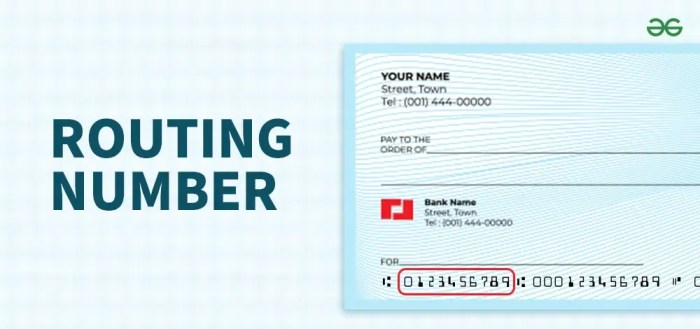 What Is a Routing Number ( Definition and How to Find It) - GeeksforGeeks What Is a Routing Number ( Definition and How to Find It) - GeeksforGeeks