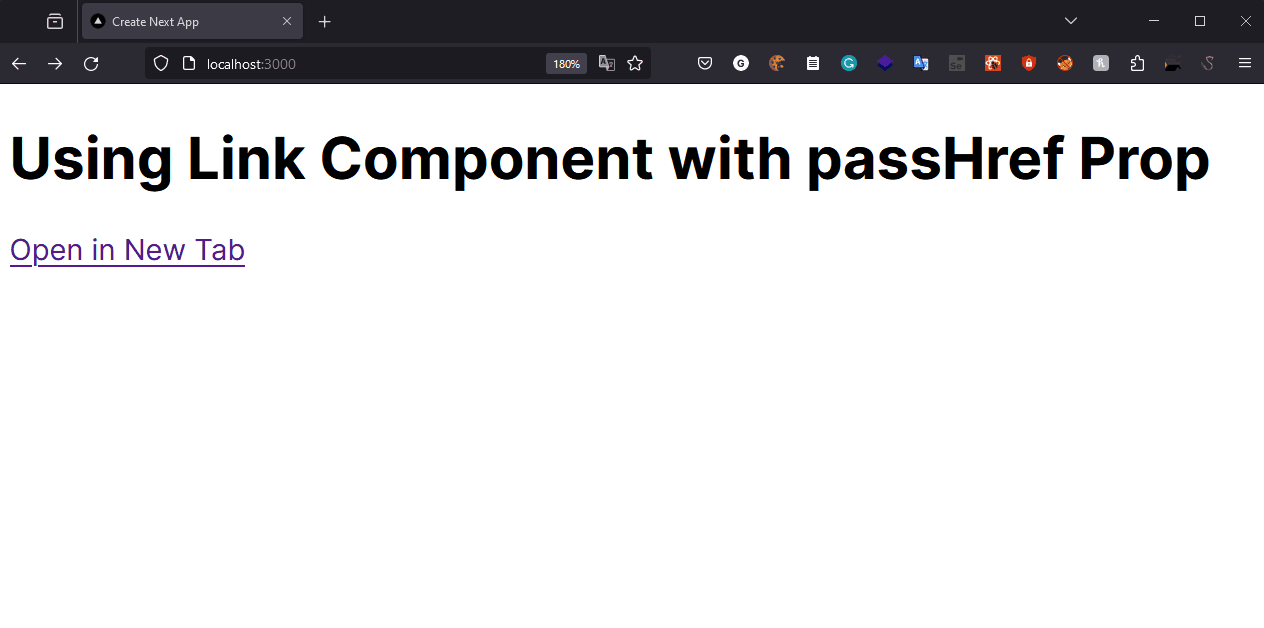 How to Open a Link in a New Tab in NextJS?