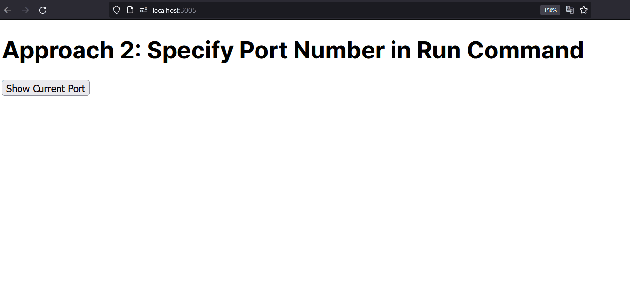 How to change port in Next.js App