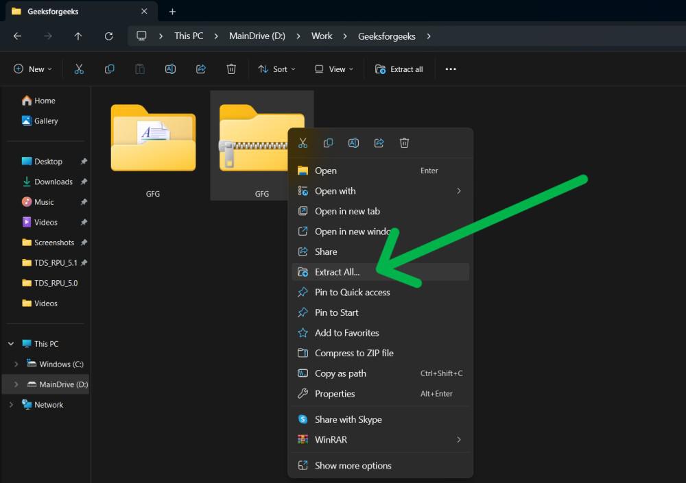 How to Open RAR Files on Windows, and Mobile? - GeeksforGeeks