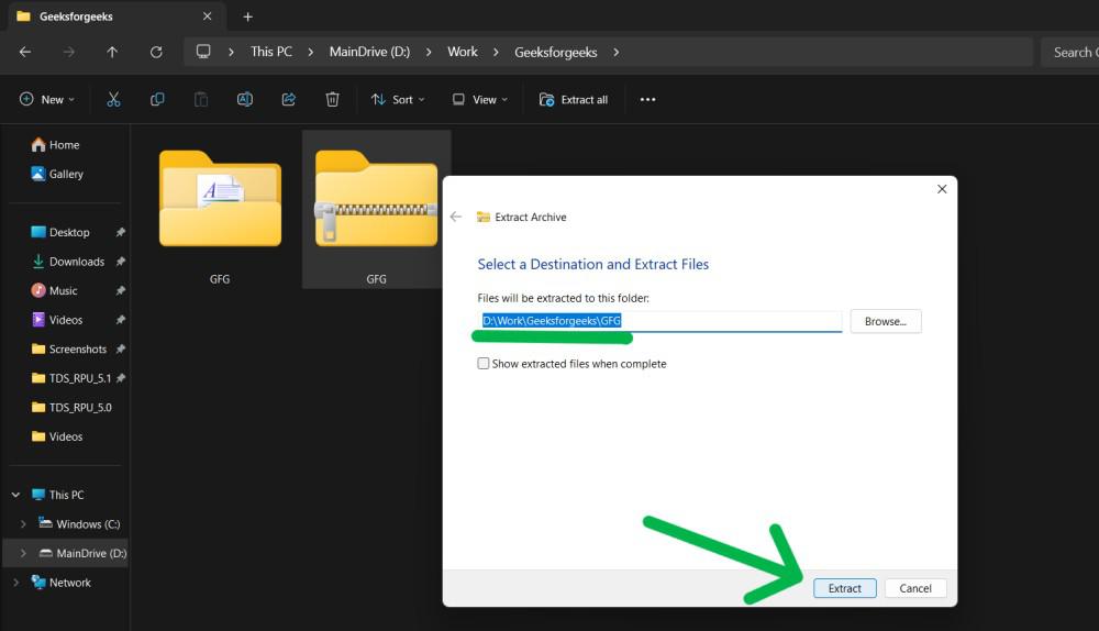 How to Open RAR Files on Windows, and Mobile? - GeeksforGeeks