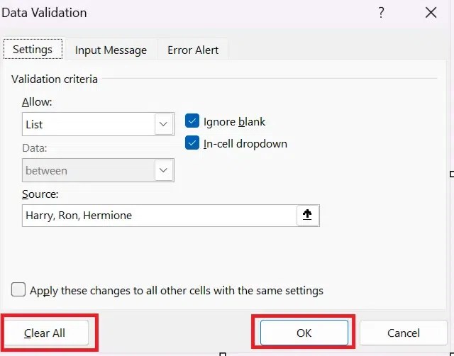 How to Edit, Copy and Delete Drop Down List in Excel