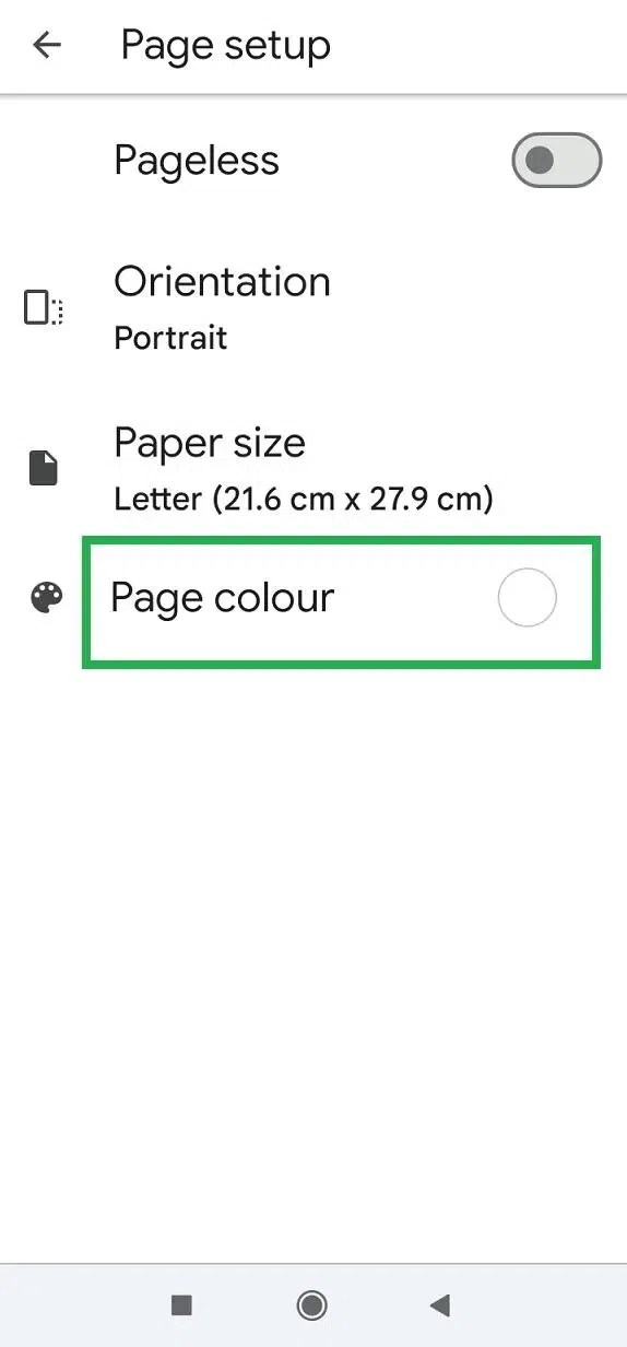 How to Change Page Color in Google Docs