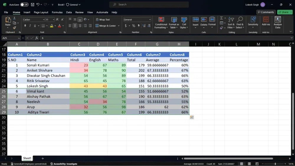 How to Remove Table Formatting in Excel