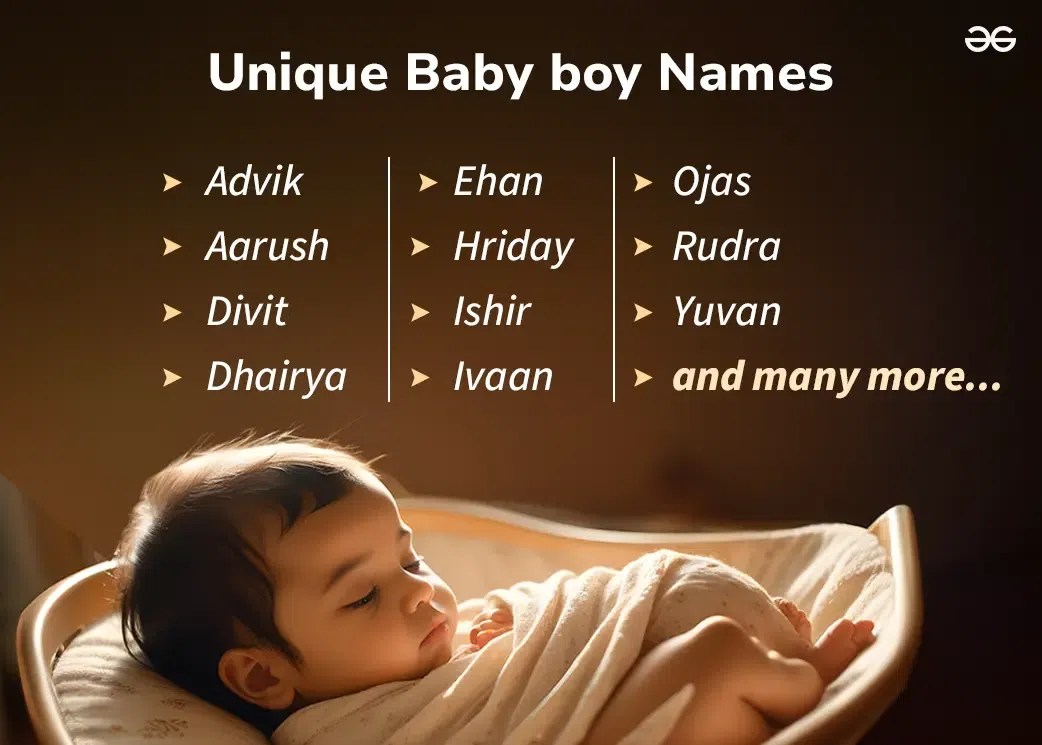 200+ Unique Indian Baby Boy Names with Meanings [2024]