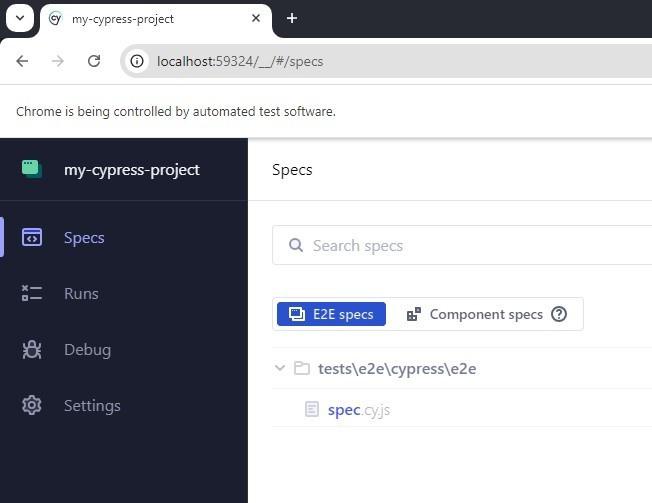 How to move Cypress folder from the Root of the Project?