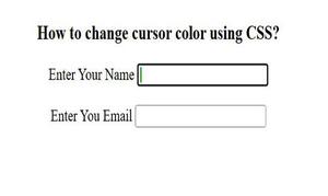 How to Change Cursor Color using CSS? - GeeksforGeeks