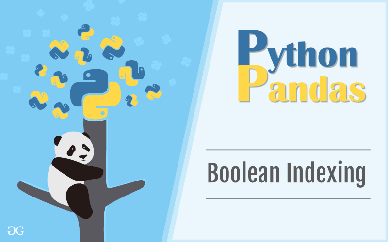 Boolean Indexing in Pandas