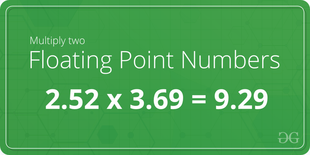 C Program to Multiply two Floating Point Numbers