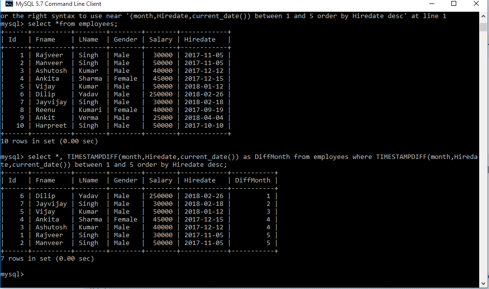 SQL Interview Questions Set 2