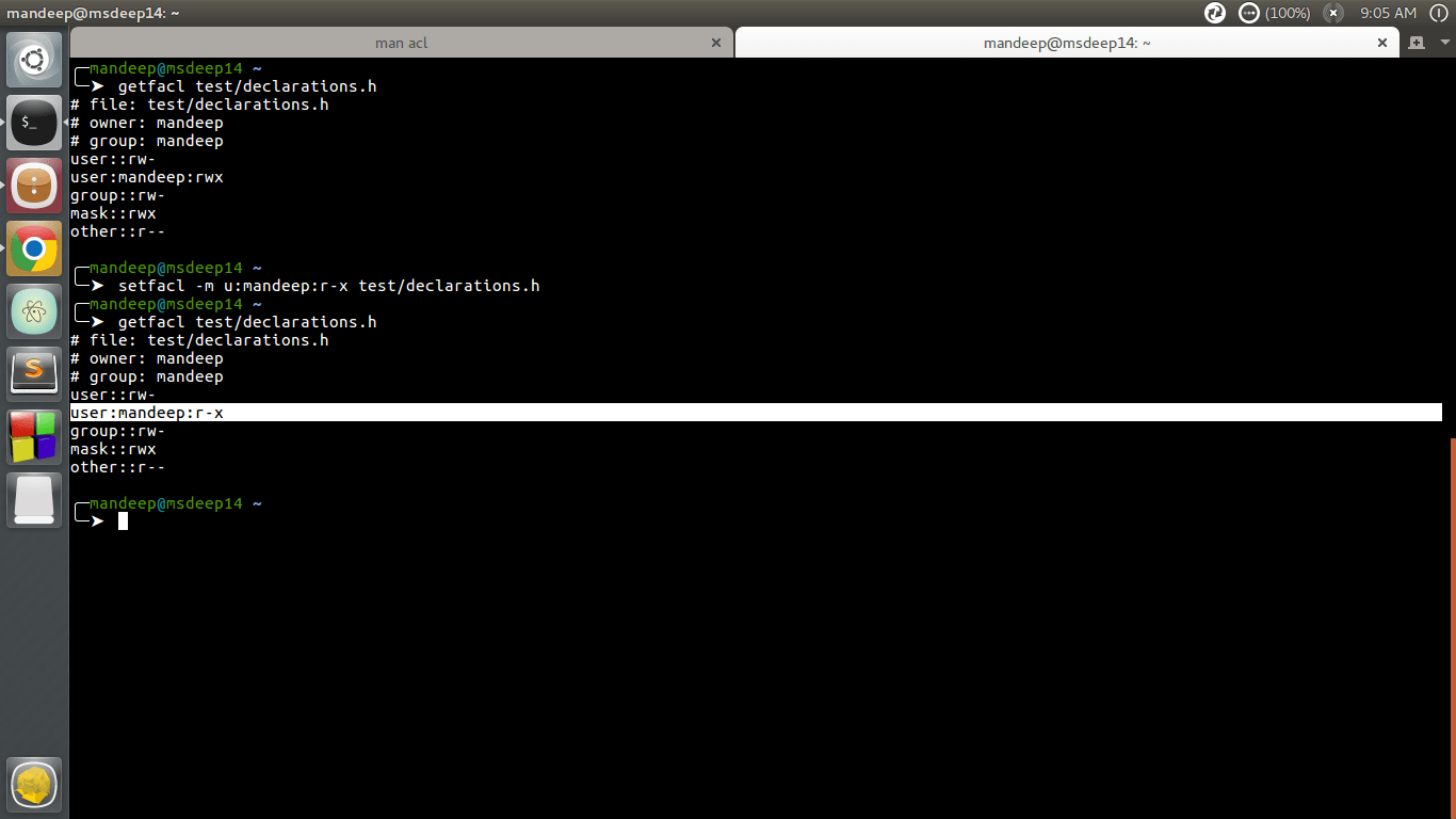 Access Control Lists(ACL) in Linux