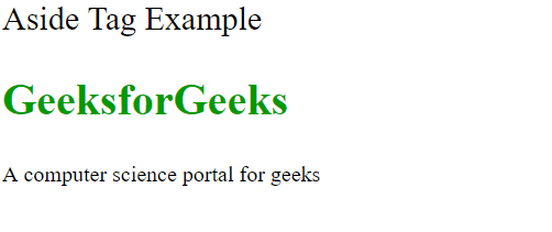 HTML5 Tag